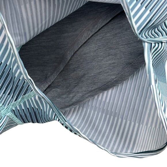 SmartWool Large Sport Lined Shorts Merino Wool Running Athletic Wicking Striped - Picture 4 of 10